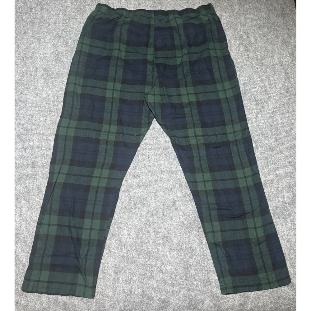 Polo Ralph Lauren Pants Mens 2XL Green Plaid Flannel Pajama Sleepwear Lounge